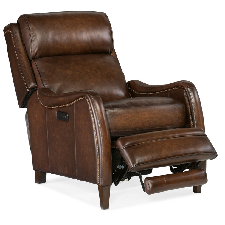 Leather discount recliners wayfair